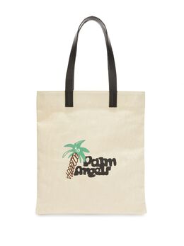 Palm Angels Sketchy logo-print tote bag 20135320