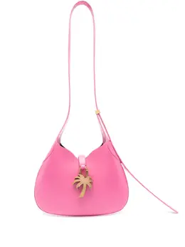 Palm Angels Hobo leather shoulder bag 19342580