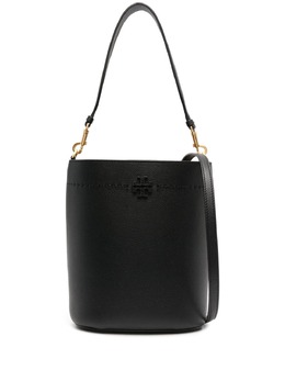 Tory Burch McGraw embossed-logo bucket bag 20475098