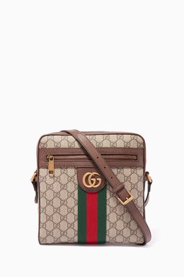Gucci Beige & Ebony Small Ophidia Messenger Bag 212595361_179