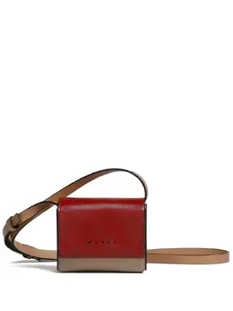 Marni colour-block leather messenger bag 20418589
